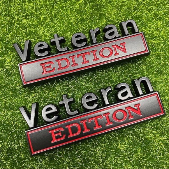 Other - New VETERAN EDITION metal car emblems